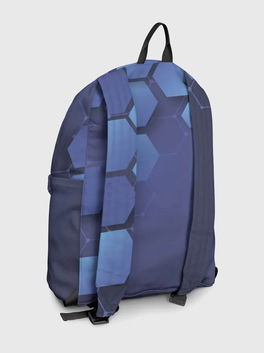 Рюкзак джинсовый / Шестиугольники