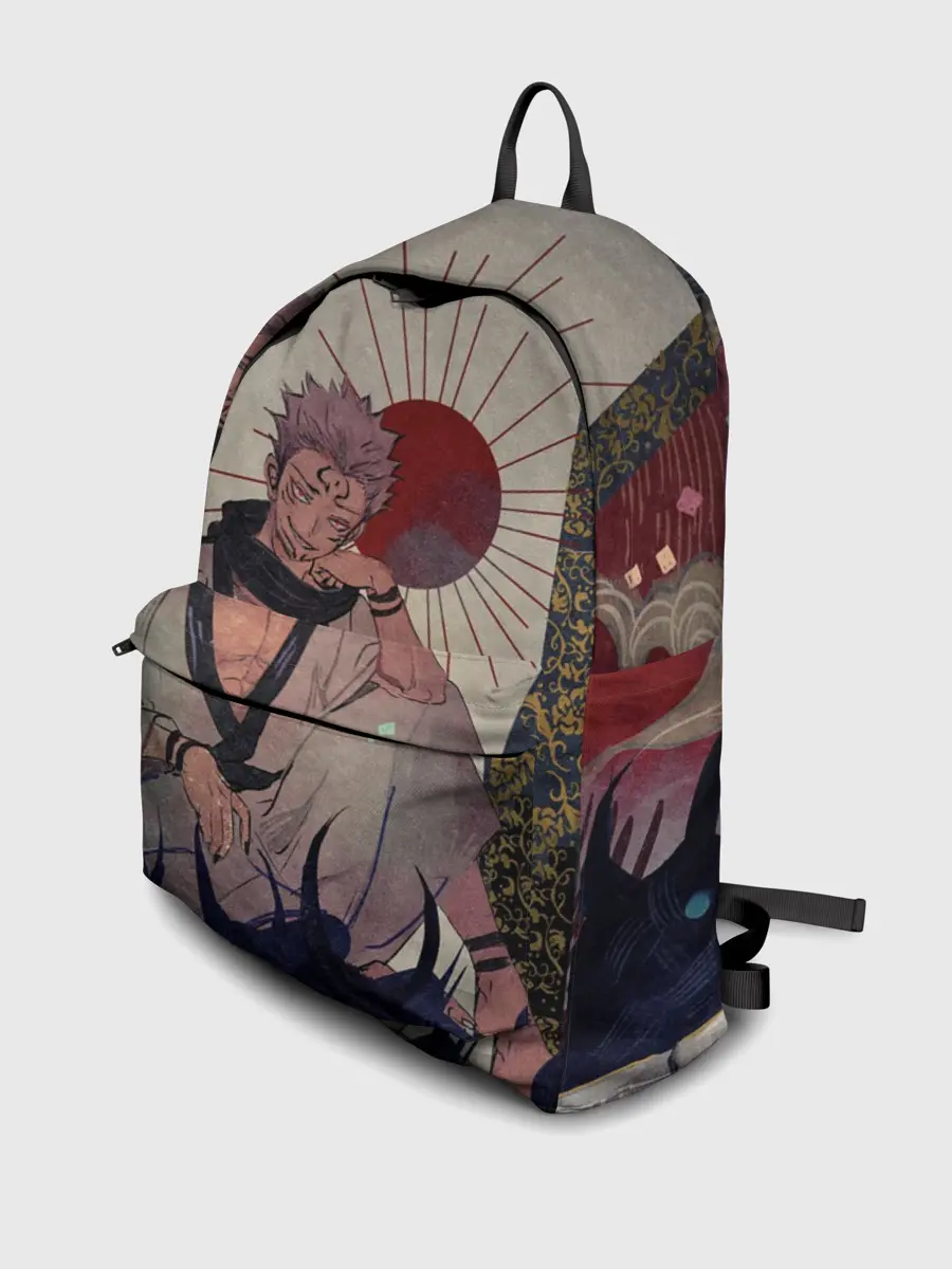 Рюкзак джинсовый / Задумчивый Сукуна