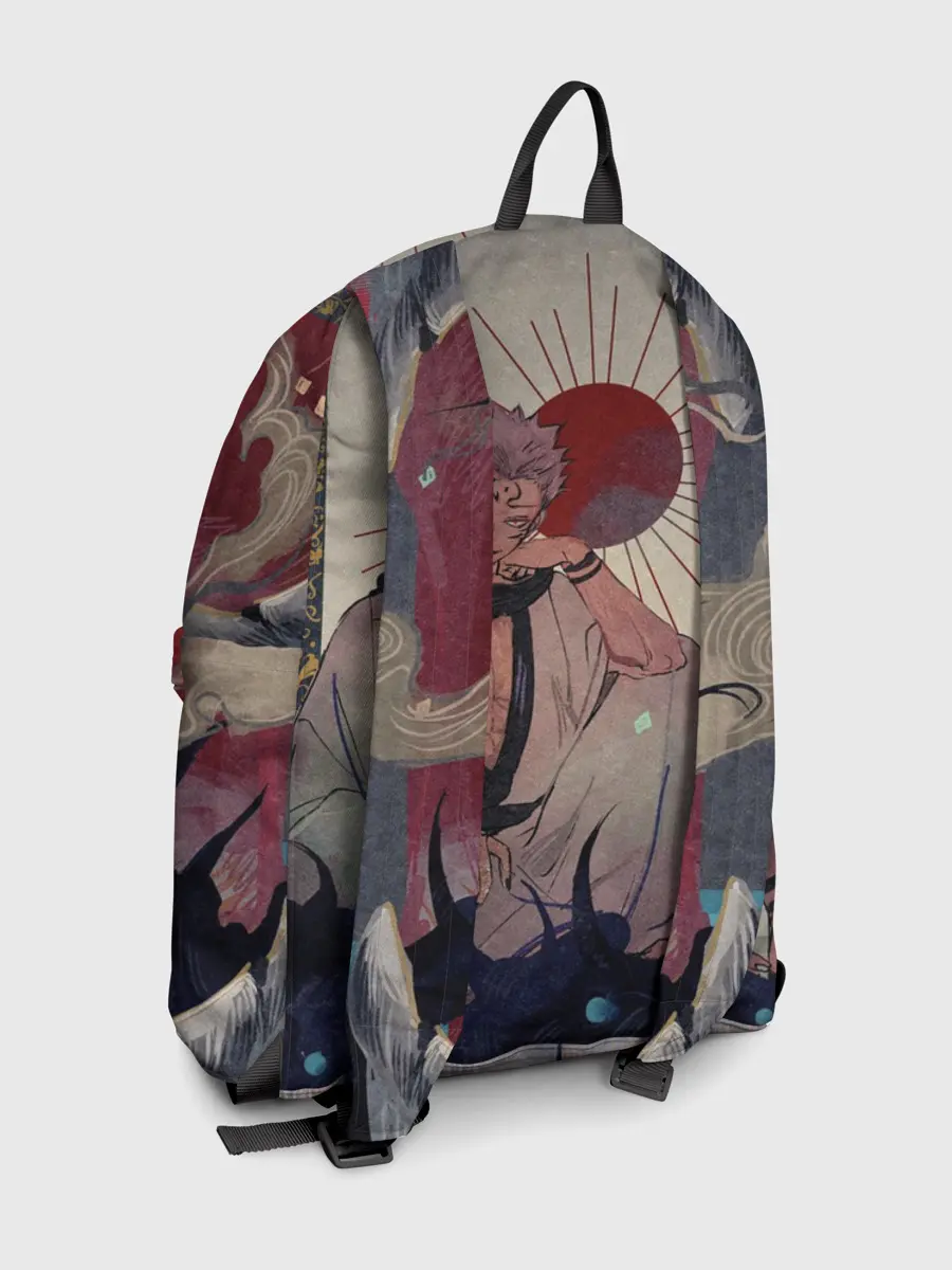 Рюкзак джинсовый / Задумчивый Сукуна