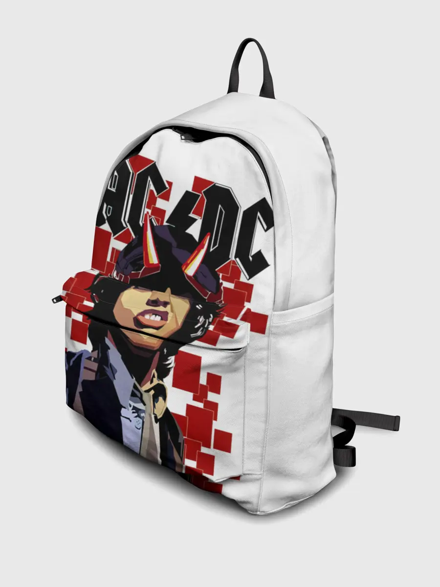 Рюкзак джинсовый / AC/DC Ангус Янг