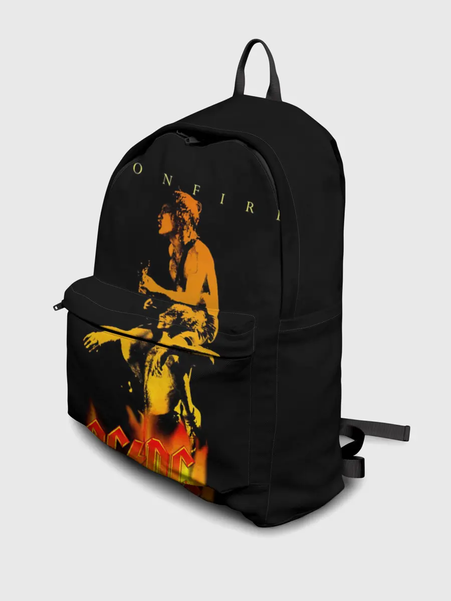 Рюкзак джинсовый / Bonfire AC/DC