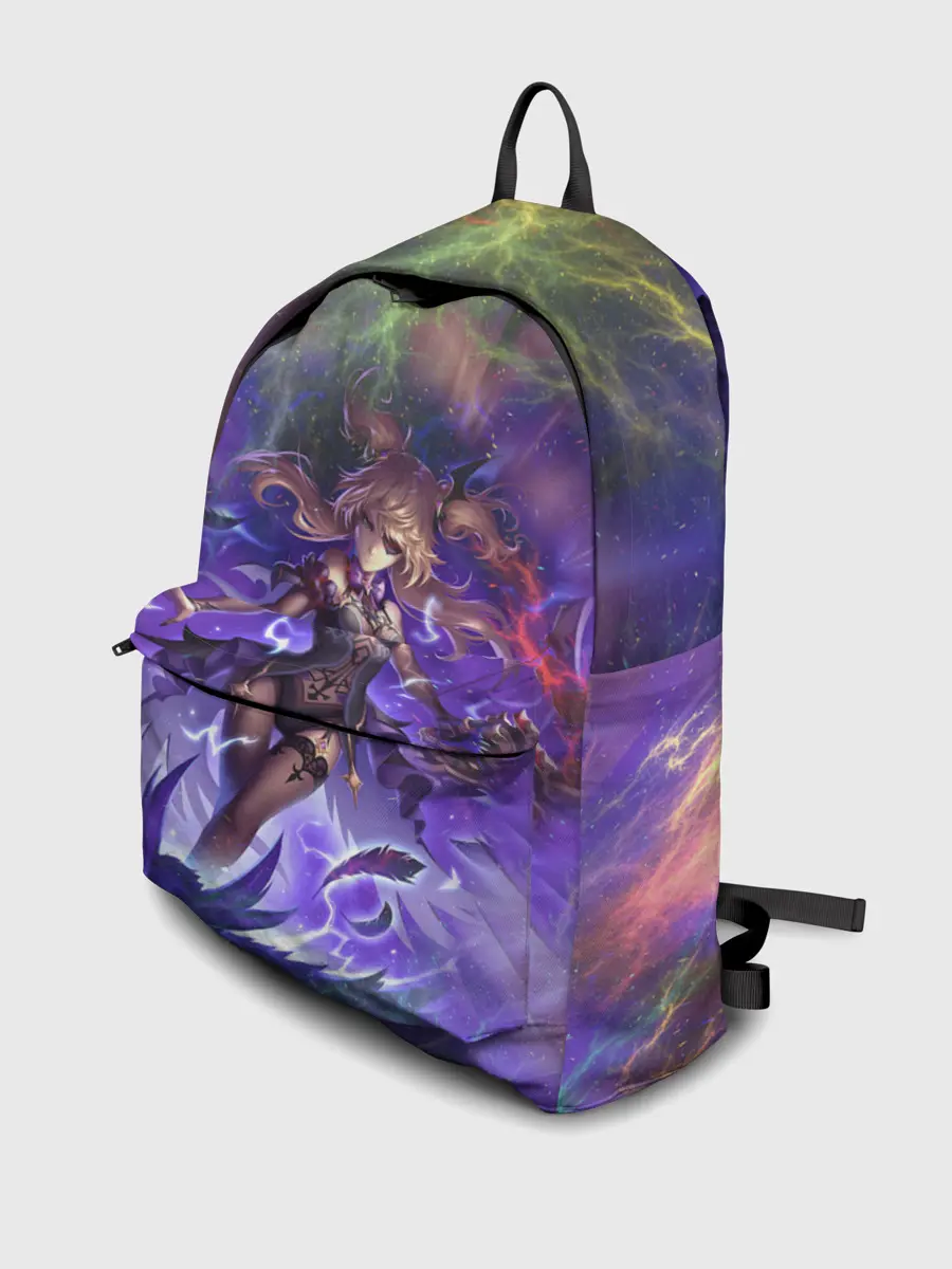 Рюкзак джинсовый / Ифрит | Геншин Импакт