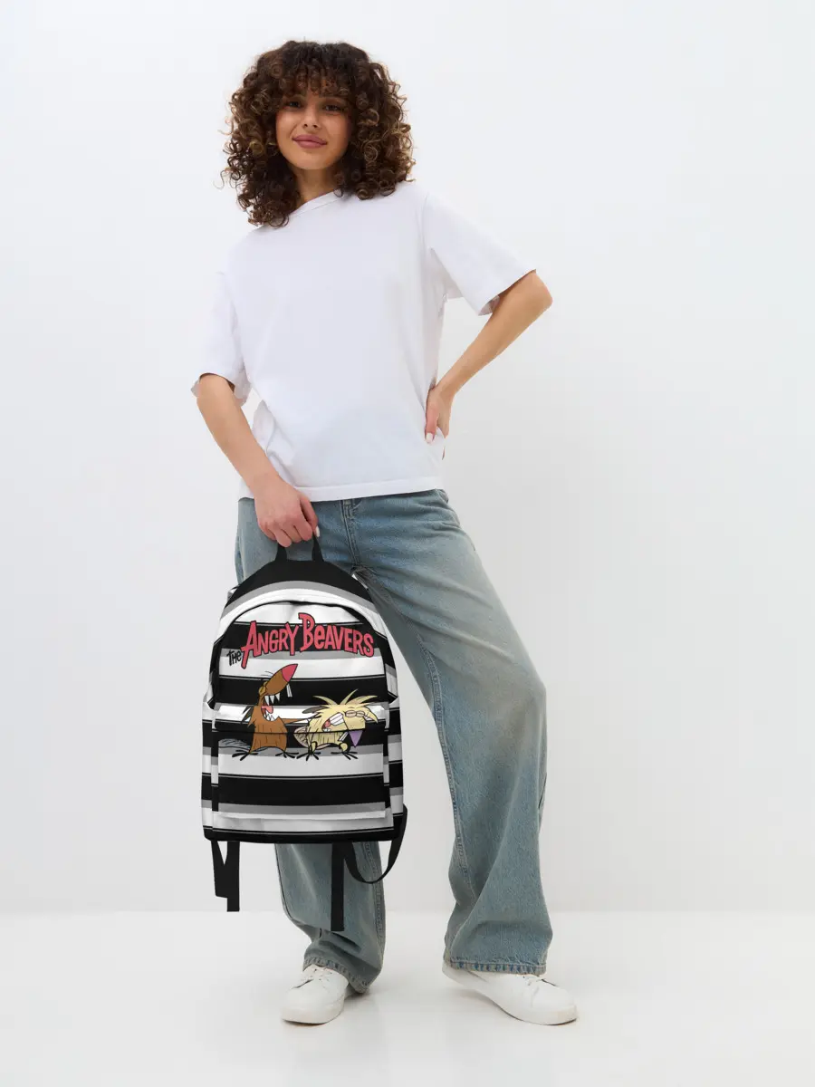 Рюкзак джинсовый / Крутые Бобры