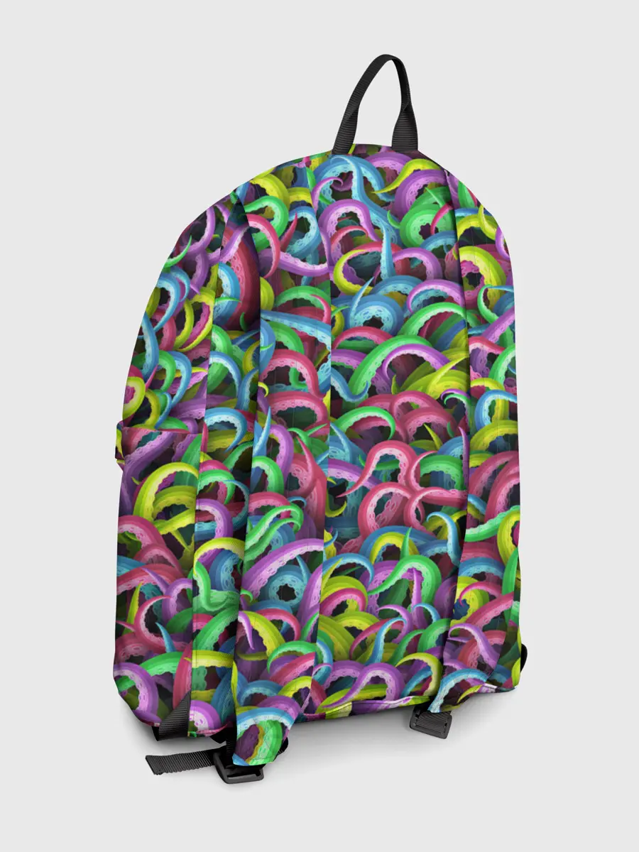 Рюкзак джинсовый / Психоделические щупальца