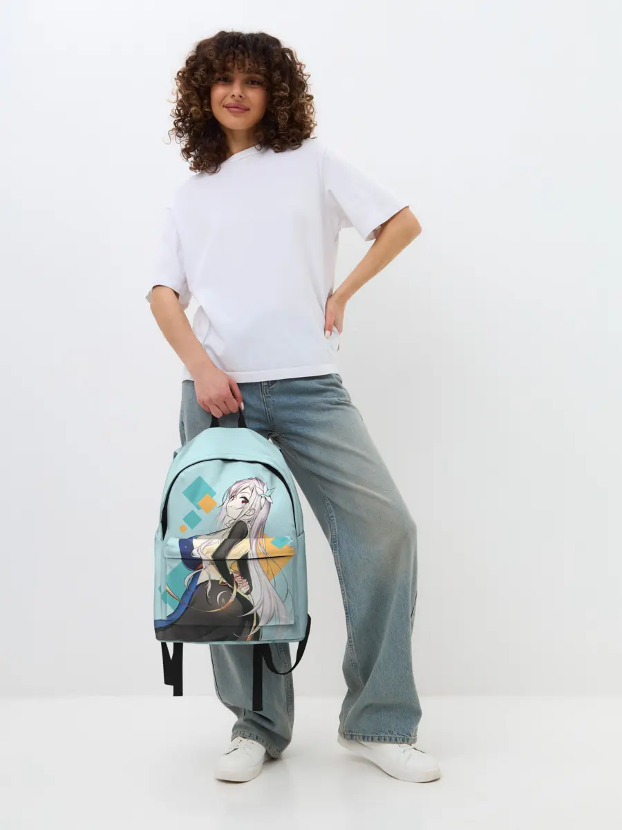 Рюкзак джинсовый / Рэона Кисараги