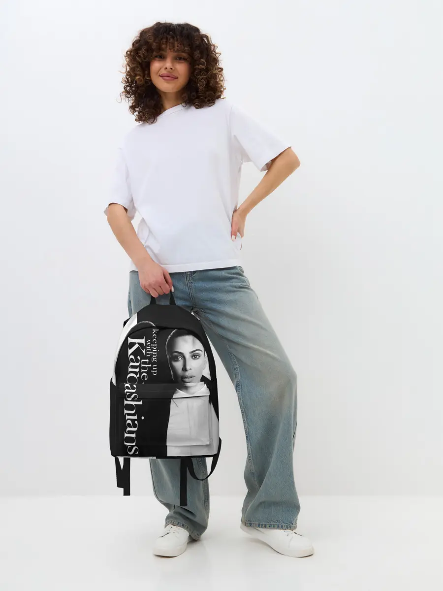 Рюкзак джинсовый / Ким Кардашьян