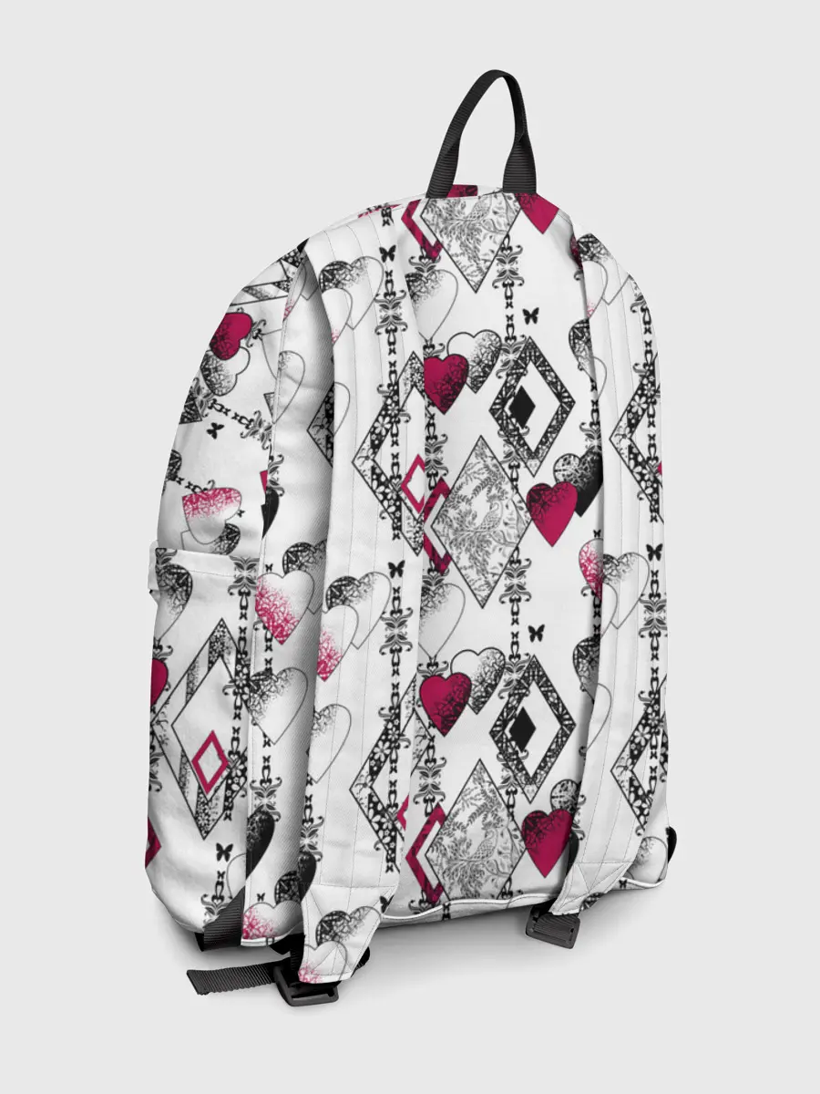 Рюкзак джинсовый / Абстрактный современный узор