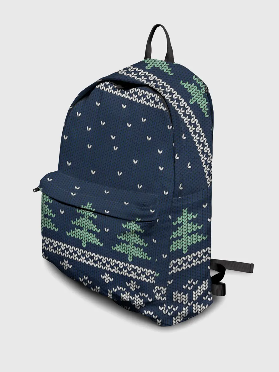 Рюкзак джинсовый / Зимняя ночь