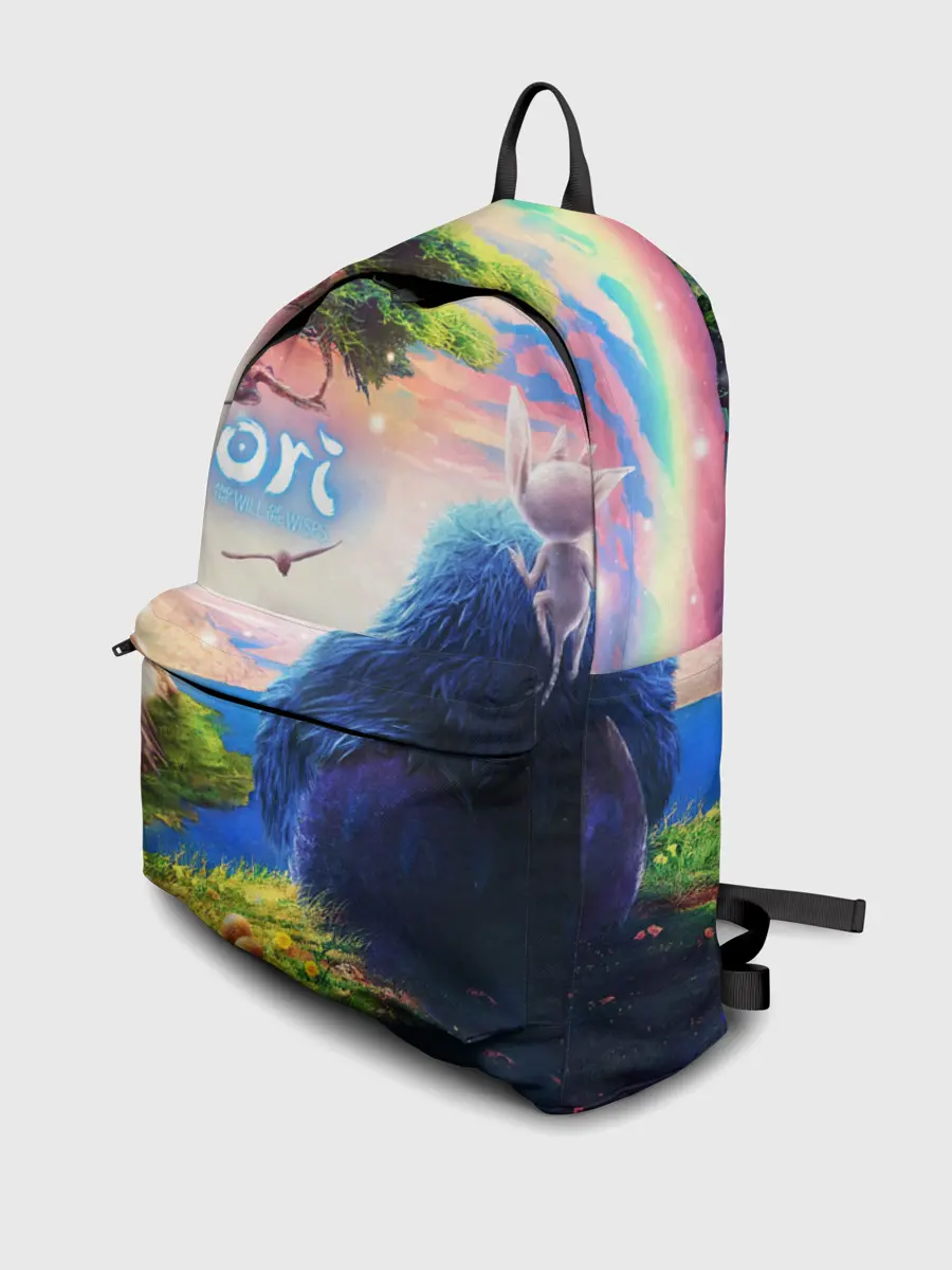 Рюкзак джинсовый / Ори и Блуждающие огоньки | Ori