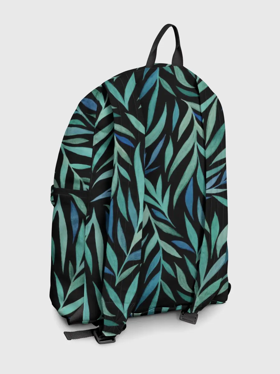 Рюкзак джинсовый / Растительный орнамент