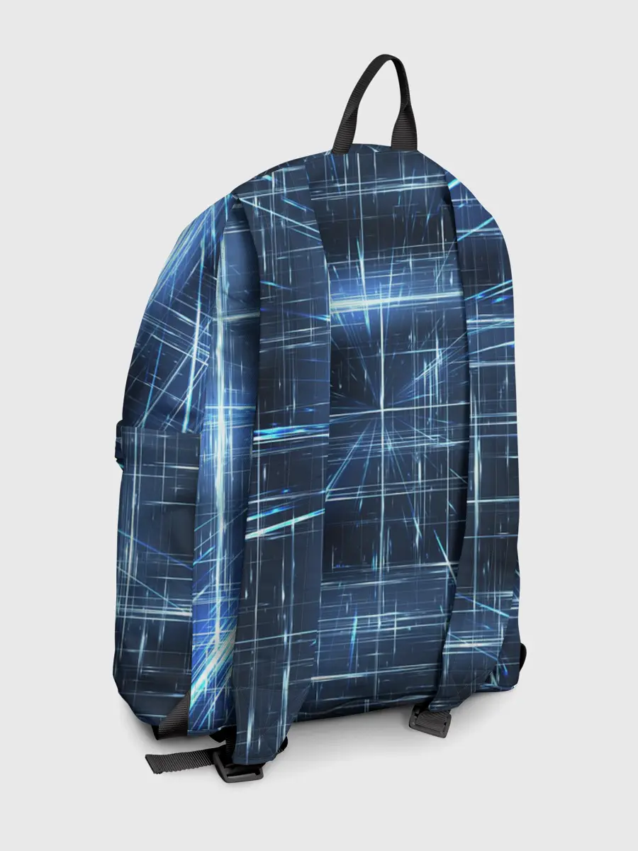 Рюкзак джинсовый / Линии неона