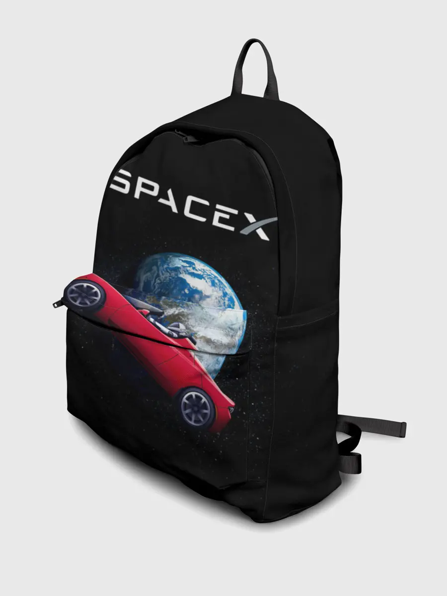 Рюкзак джинсовый / Space X Zero gravity car