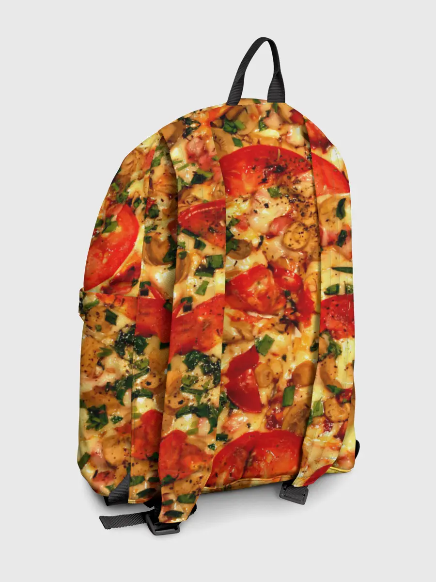 Рюкзак джинсовый / Пицца с грибами