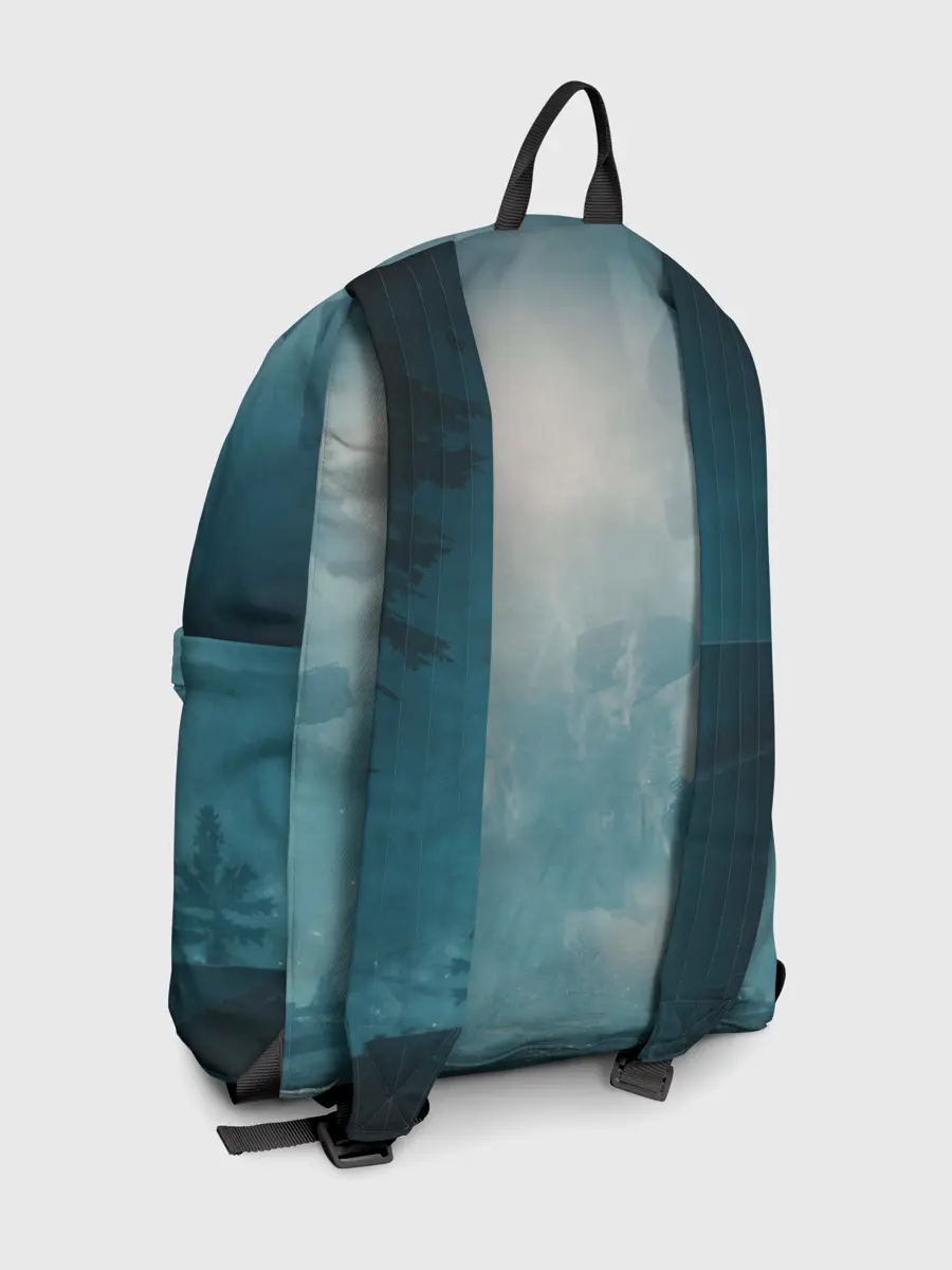 Рюкзак джинсовый / Алан Уэйк арт