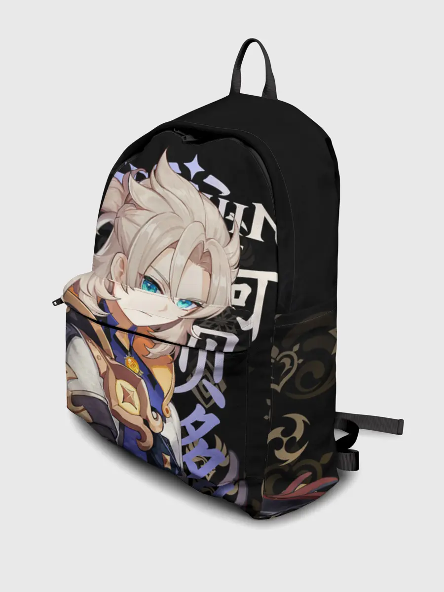 Рюкзак джинсовый / Альбедо / Genshin Impact