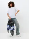 Рюкзак джинсовый / Снежная ночь в зимнем лесу