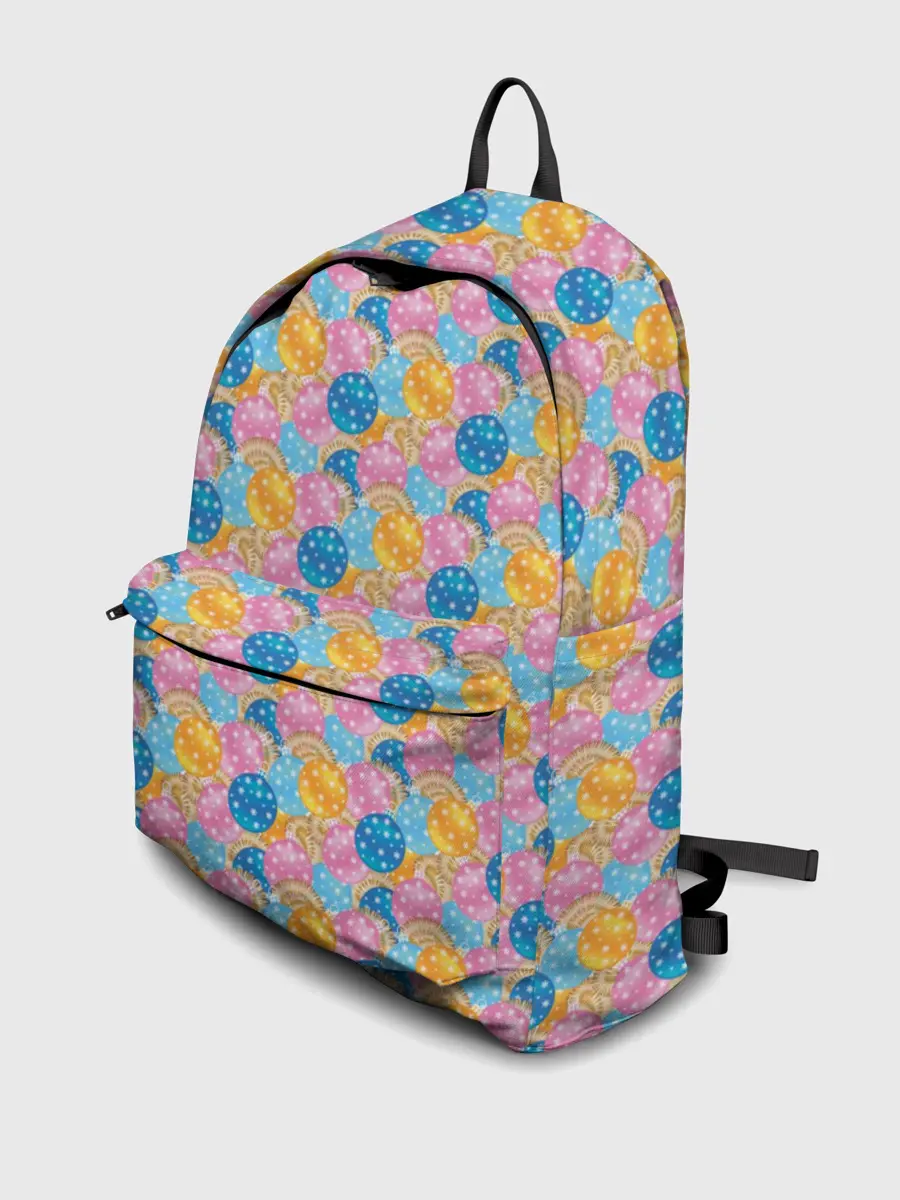 Рюкзак джинсовый / Новогодние Ёлочные Шары