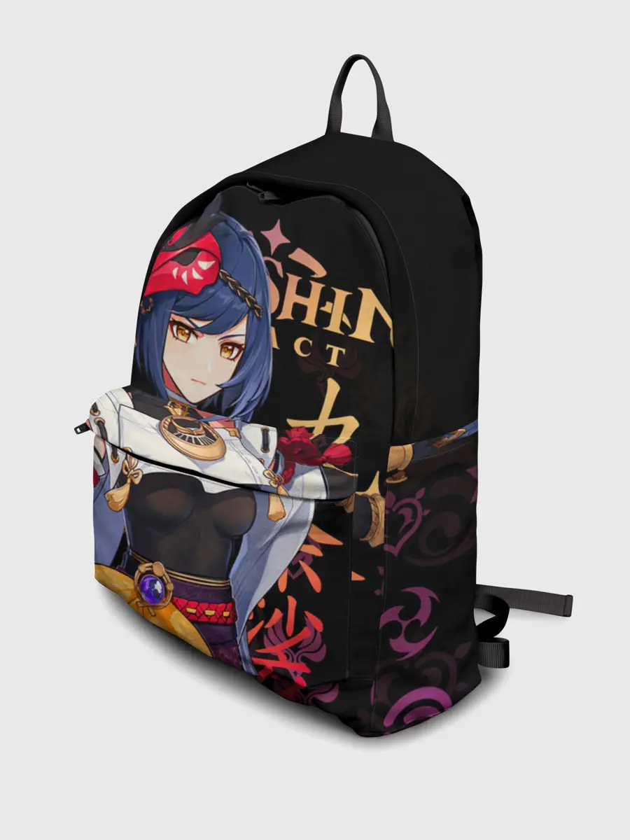 Рюкзак джинсовый / Сара / Genshin Impact