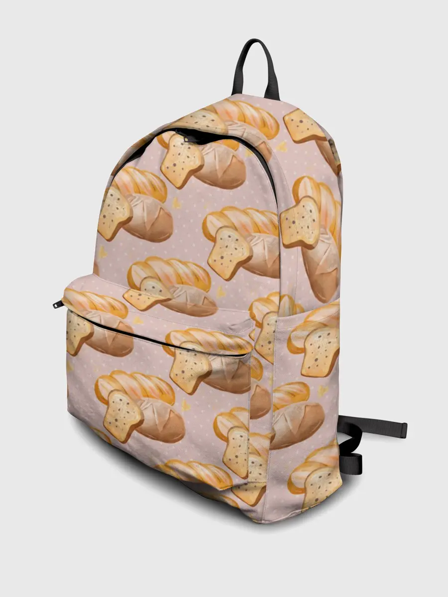 Рюкзак джинсовый / Выпечка - хлеб