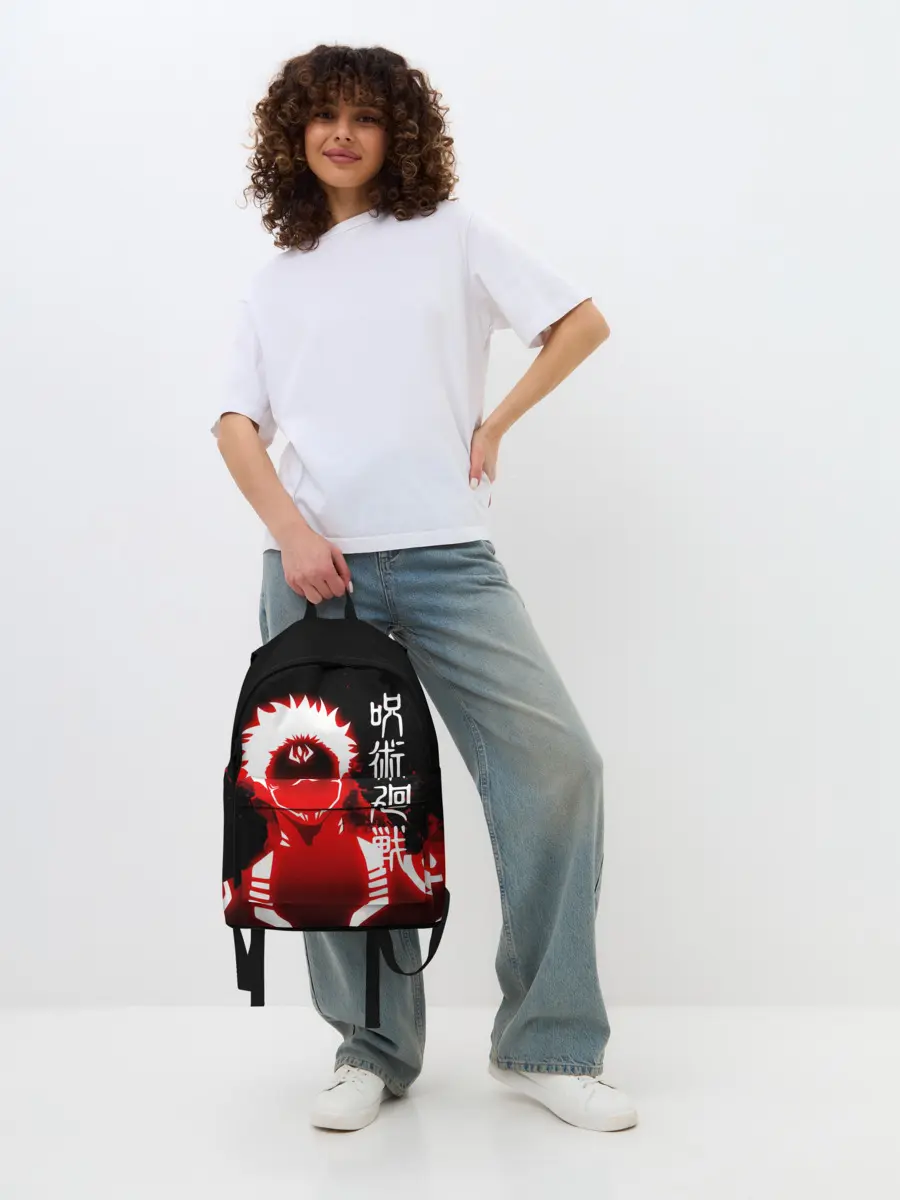 Рюкзак джинсовый / Сукуна - Рёмэн Сукуна