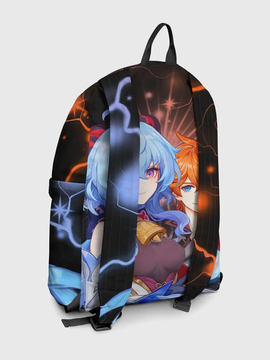 Рюкзак джинсовый / Тарталья и Гань Юй, Genshin Impact