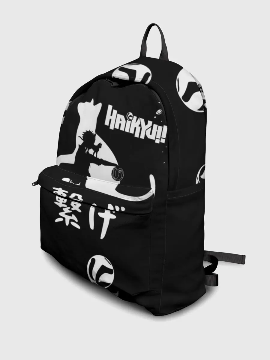 Рюкзак джинсовый / Старшая Некома коты Haikyuu!!