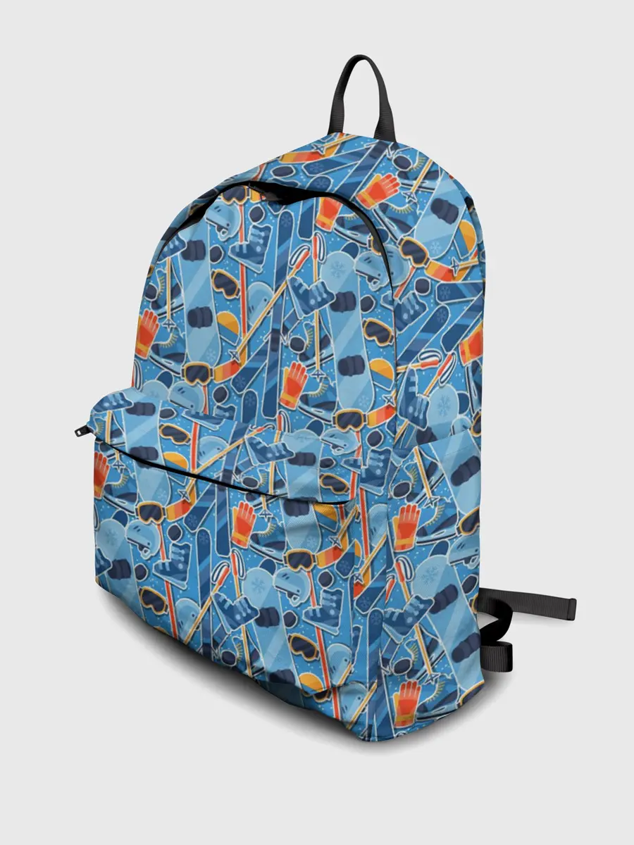 Рюкзак джинсовый / Зимние виды спорта