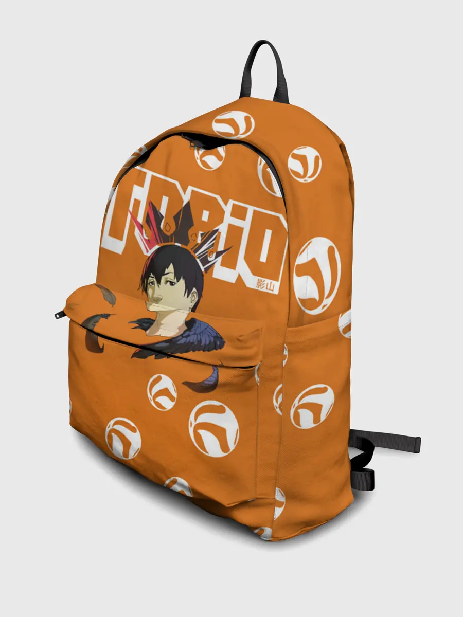 Рюкзак джинсовый / Тобио Кагеяма корона Haikyuu!!
