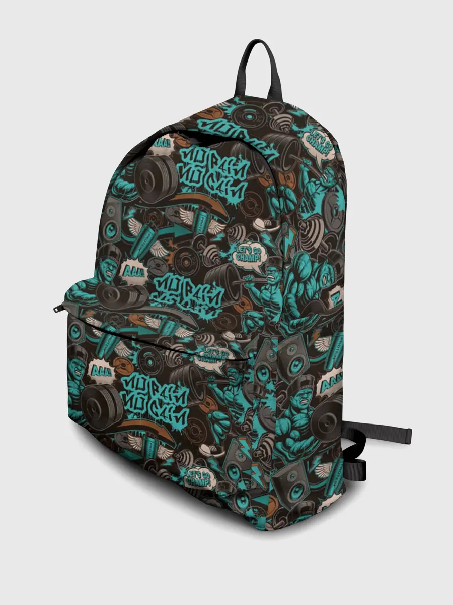 Рюкзак джинсовый / Тренировка с Железом