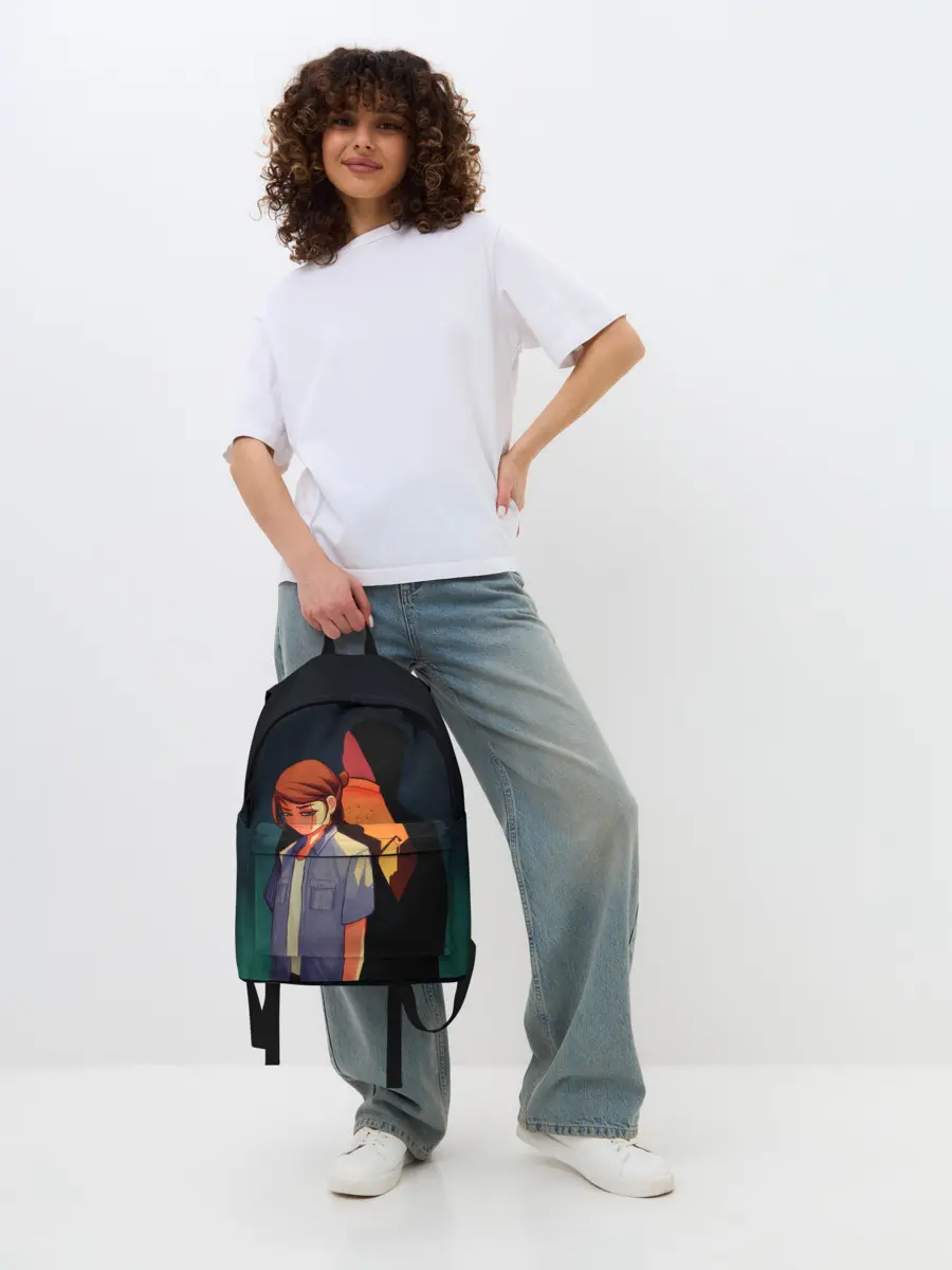 Рюкзак джинсовый / Анимационные Элли и Джоел