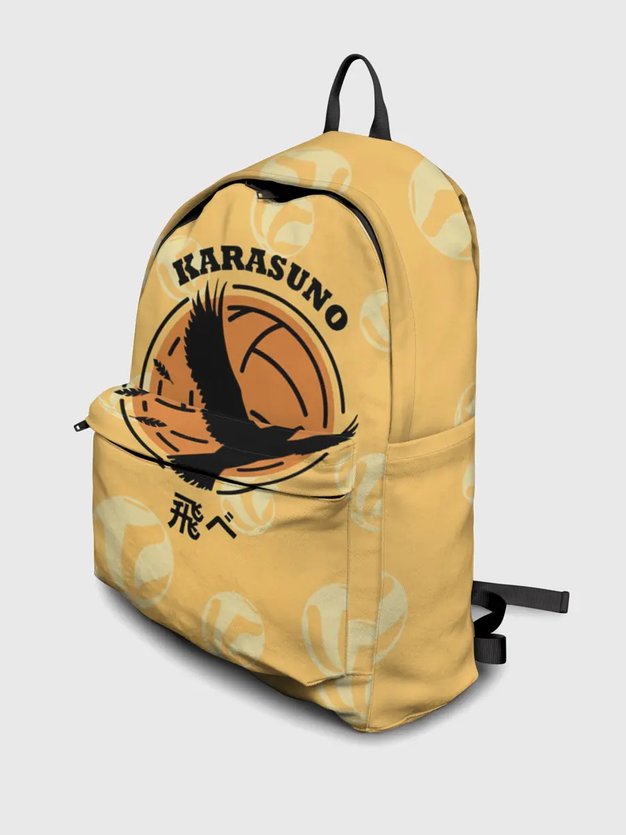 Рюкзак джинсовый / Старшая школа Карасуно Haikyu!