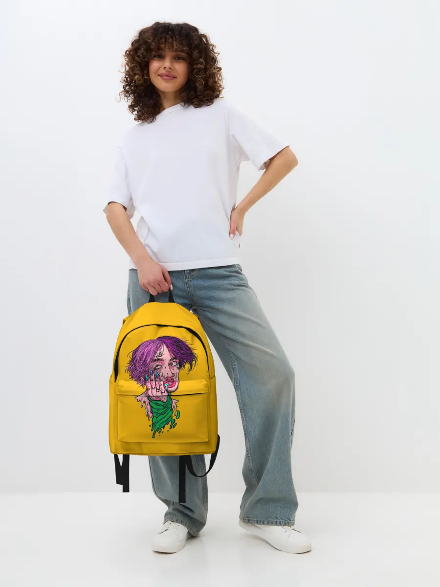 Рюкзак джинсовый / Плавленый Лил Пип