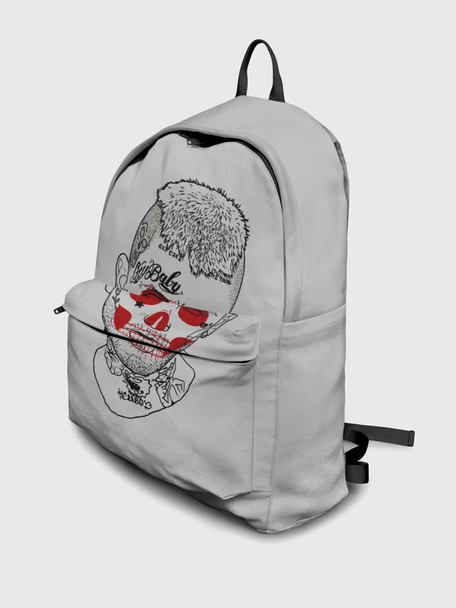 Рюкзак джинсовый / Череп Лил Пипа