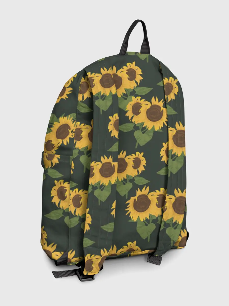 Рюкзак джинсовый / Подсолнухи