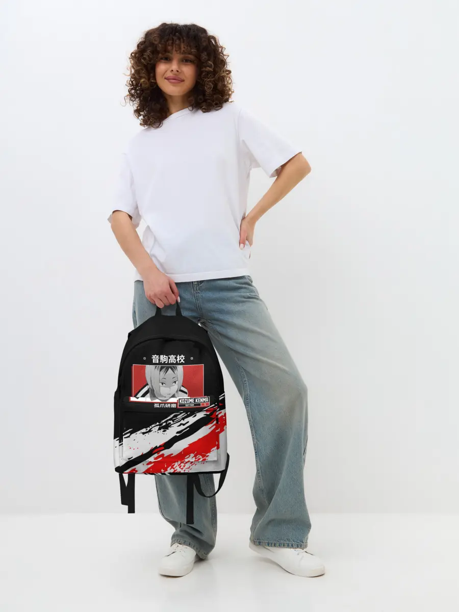 Рюкзак джинсовый / Кенма Козуме | Haikyuu!!