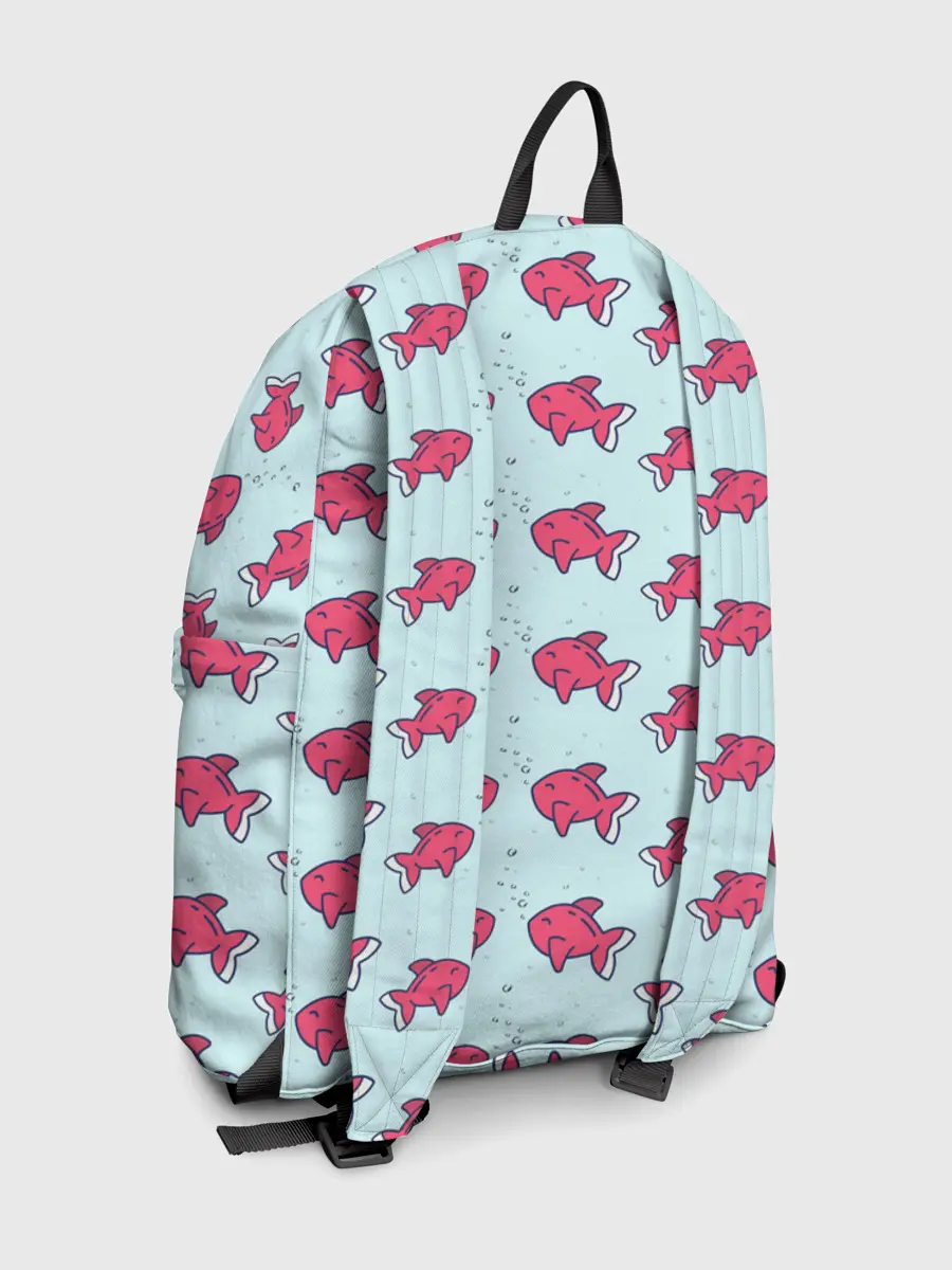 Рюкзак джинсовый / Рыбки