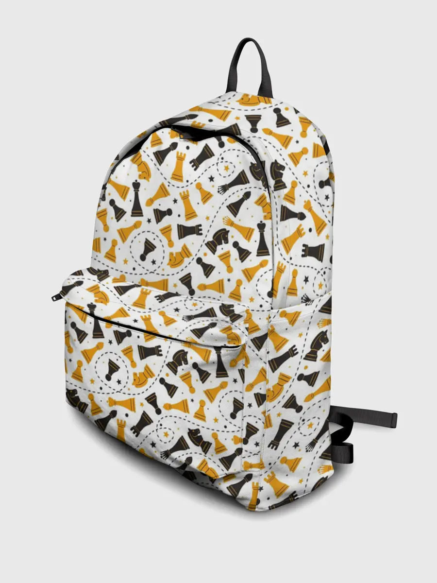 Рюкзак джинсовый / Шахматные Фигуры