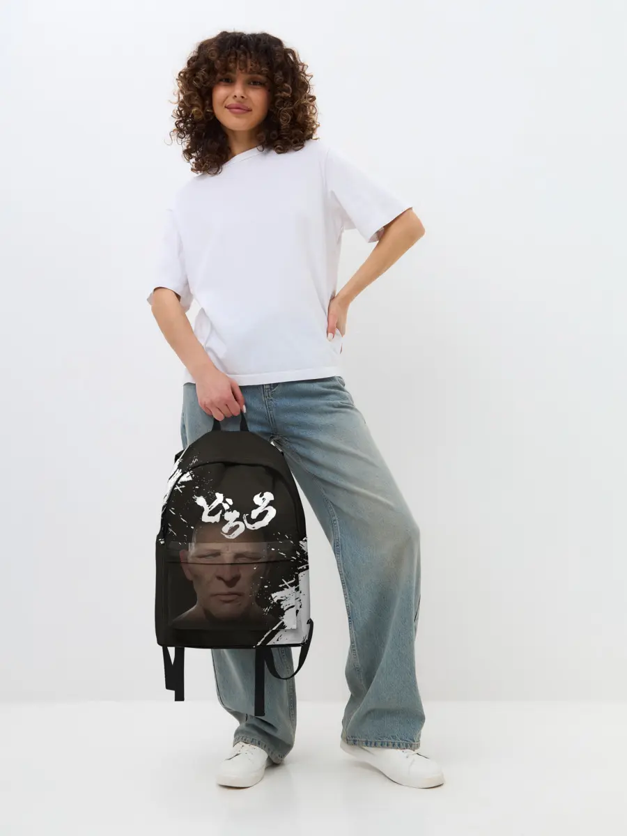 Рюкзак джинсовый / Biwamaru | Бивамару монах