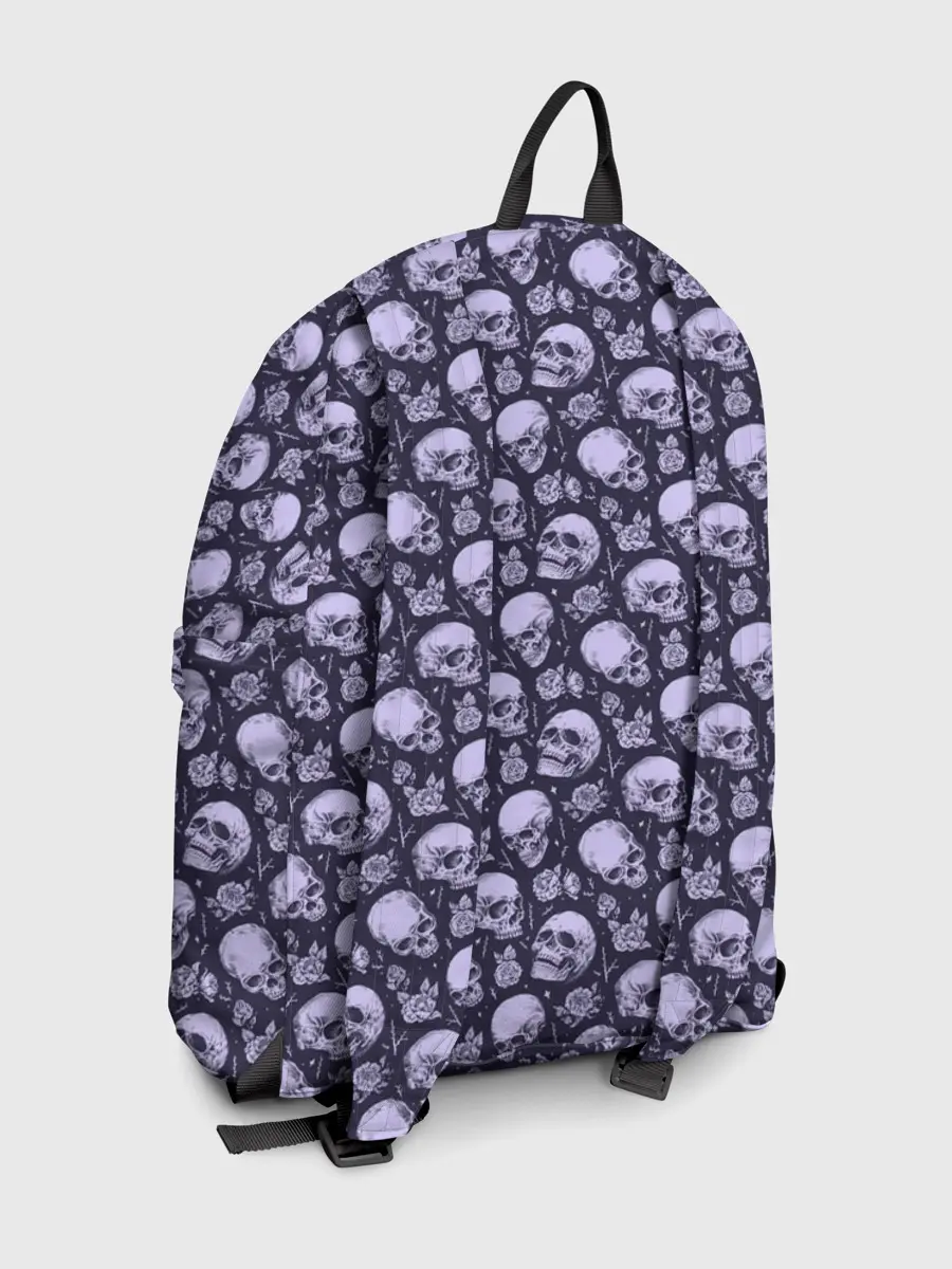 Рюкзак джинсовый / Черепа