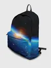 Рюкзак джинсовый / КОСМИЧЕСКИЙ РАССВЕТ 3D