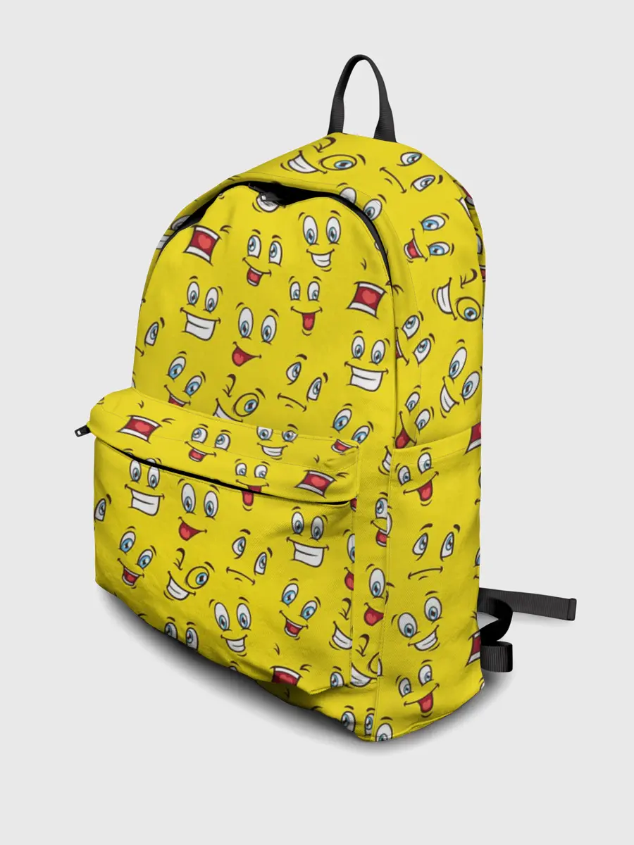 Рюкзак джинсовый / Забавные Лица