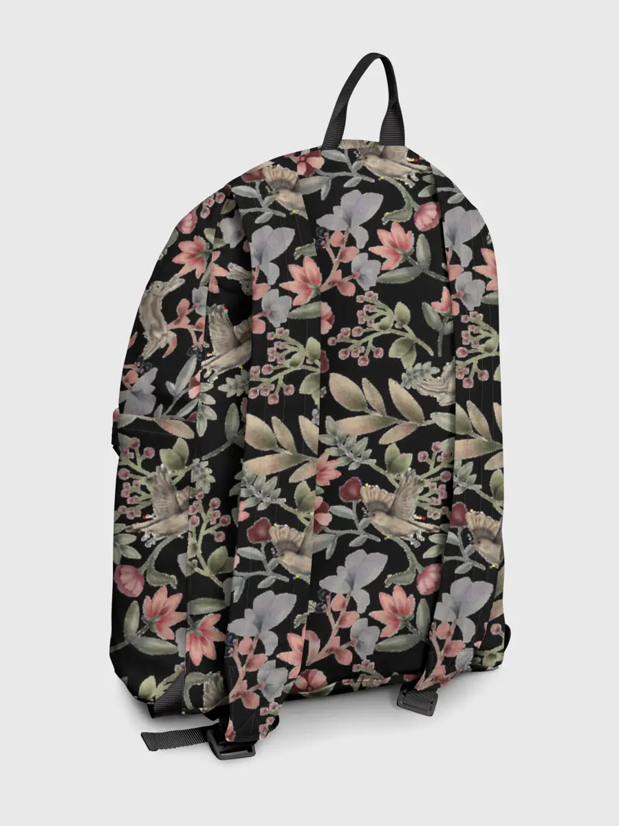 Рюкзак джинсовый / Кролик и Синичка