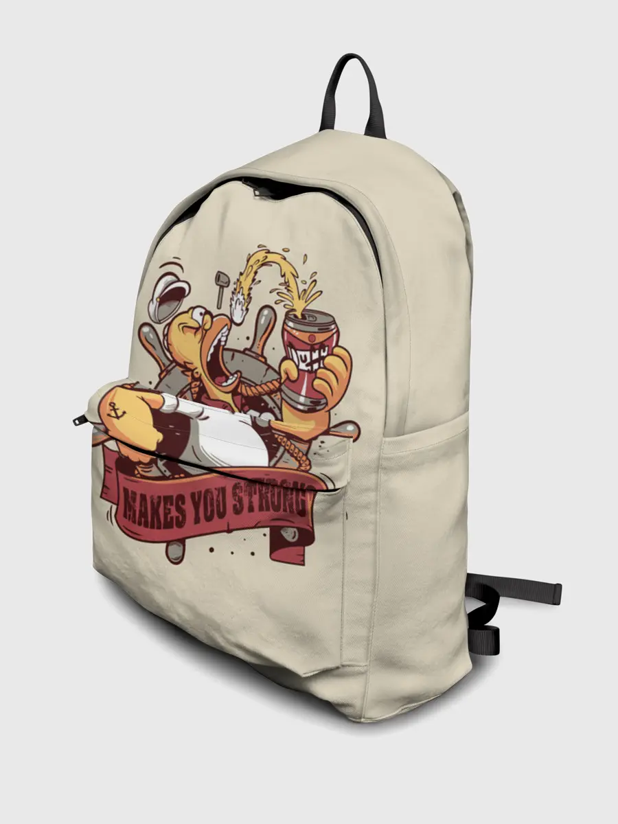 Рюкзак джинсовый / Сделаю тебя сильнее