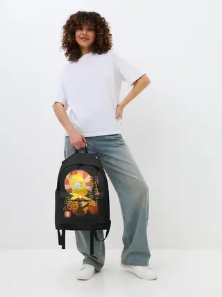 Рюкзак джинсовый / Гомер в азии