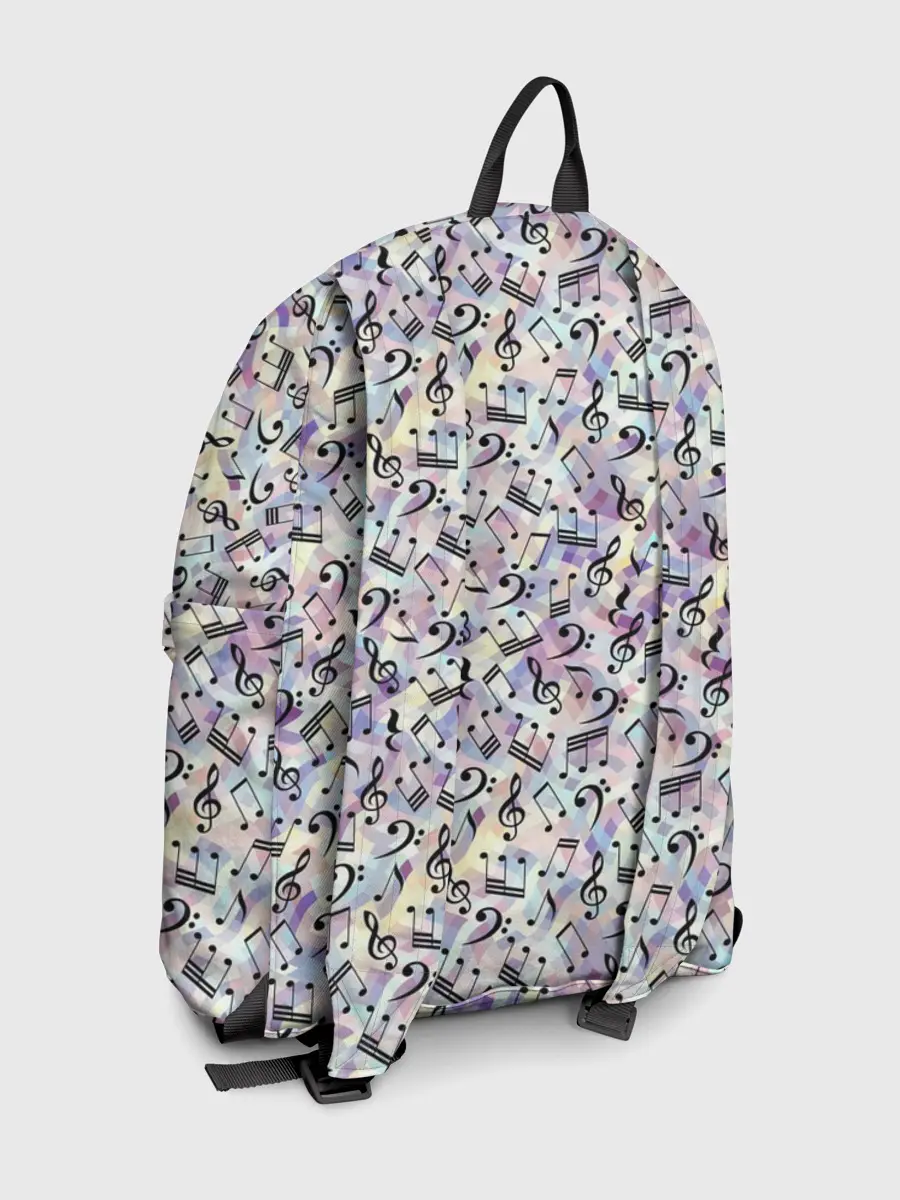 Рюкзак джинсовый / Музыкальные Ноты