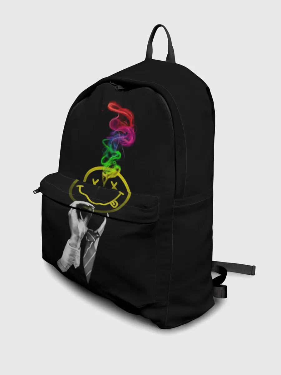 Рюкзак джинсовый / Нирвана смайл