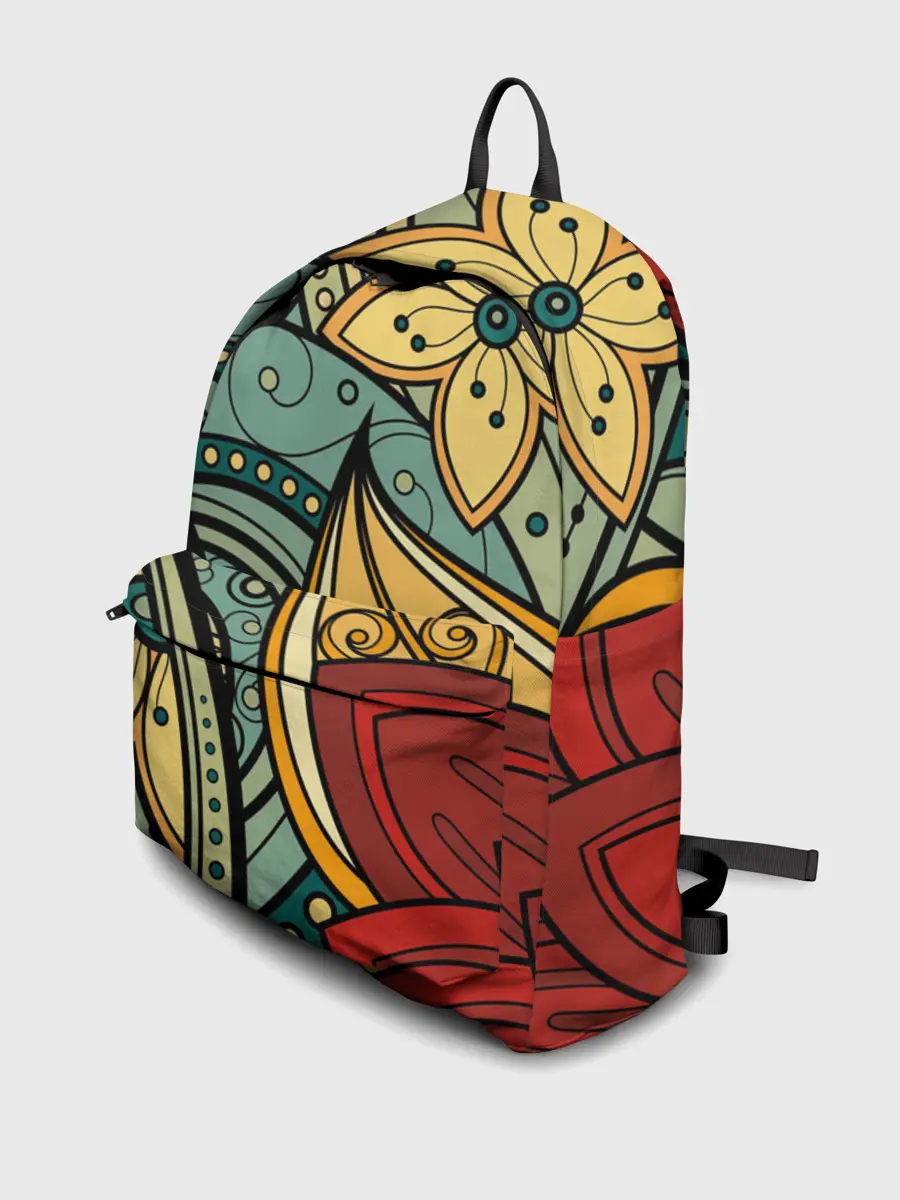 Рюкзак джинсовый / ЯрКие ЦветЫ