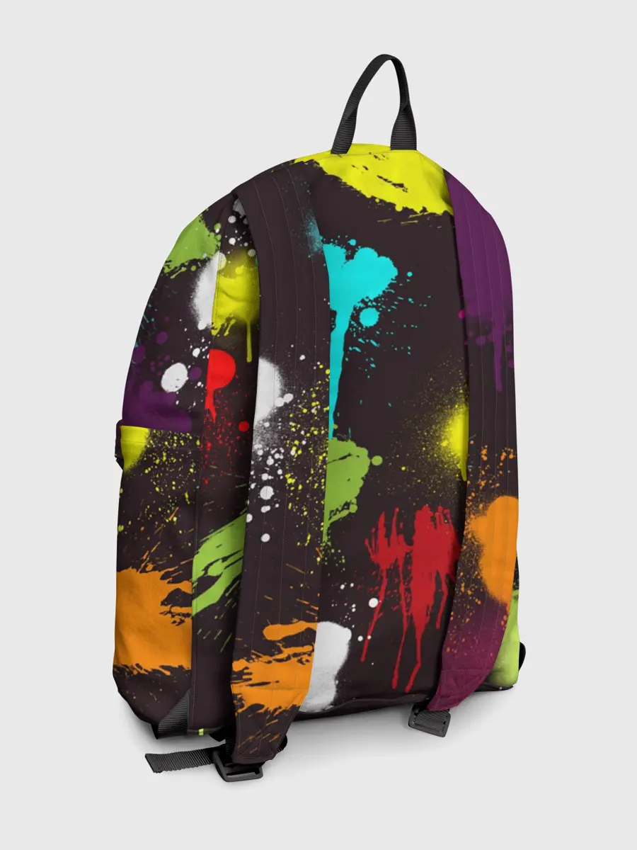 Рюкзак джинсовый / Красочные кубы