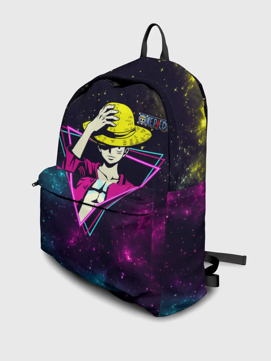 Рюкзак джинсовый / Космический Луффи One Piece