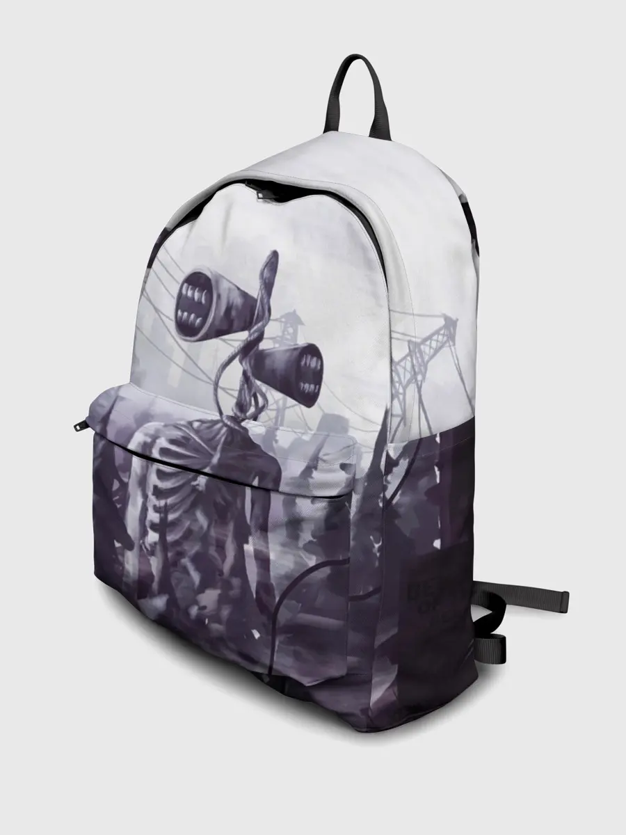 Рюкзак джинсовый / СИРЕНОГОЛОВЫЙ В ГОРОДЕ